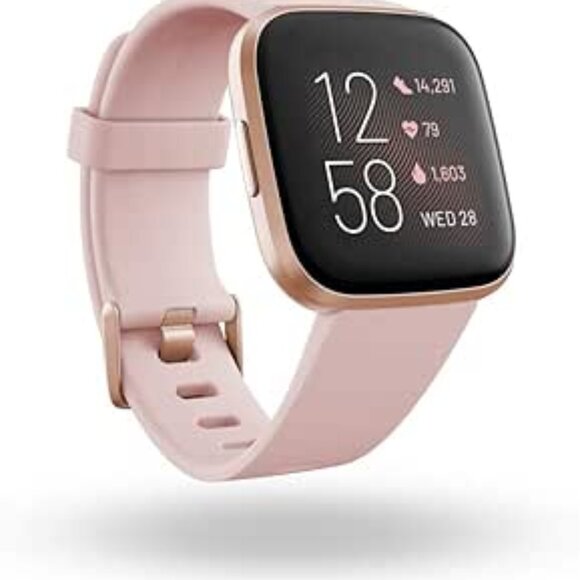 Fitbit Versa 2 Smartwatch w/ extra bands and chargers - Picture 1 of 4